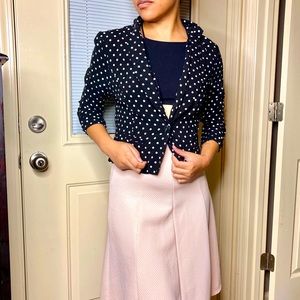 Black Polkadot Blazer
